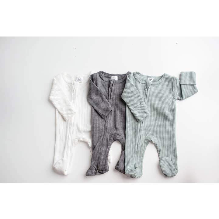 SK Blanks - Wholesale Jumpsuit - Baby - Waffle Footie2