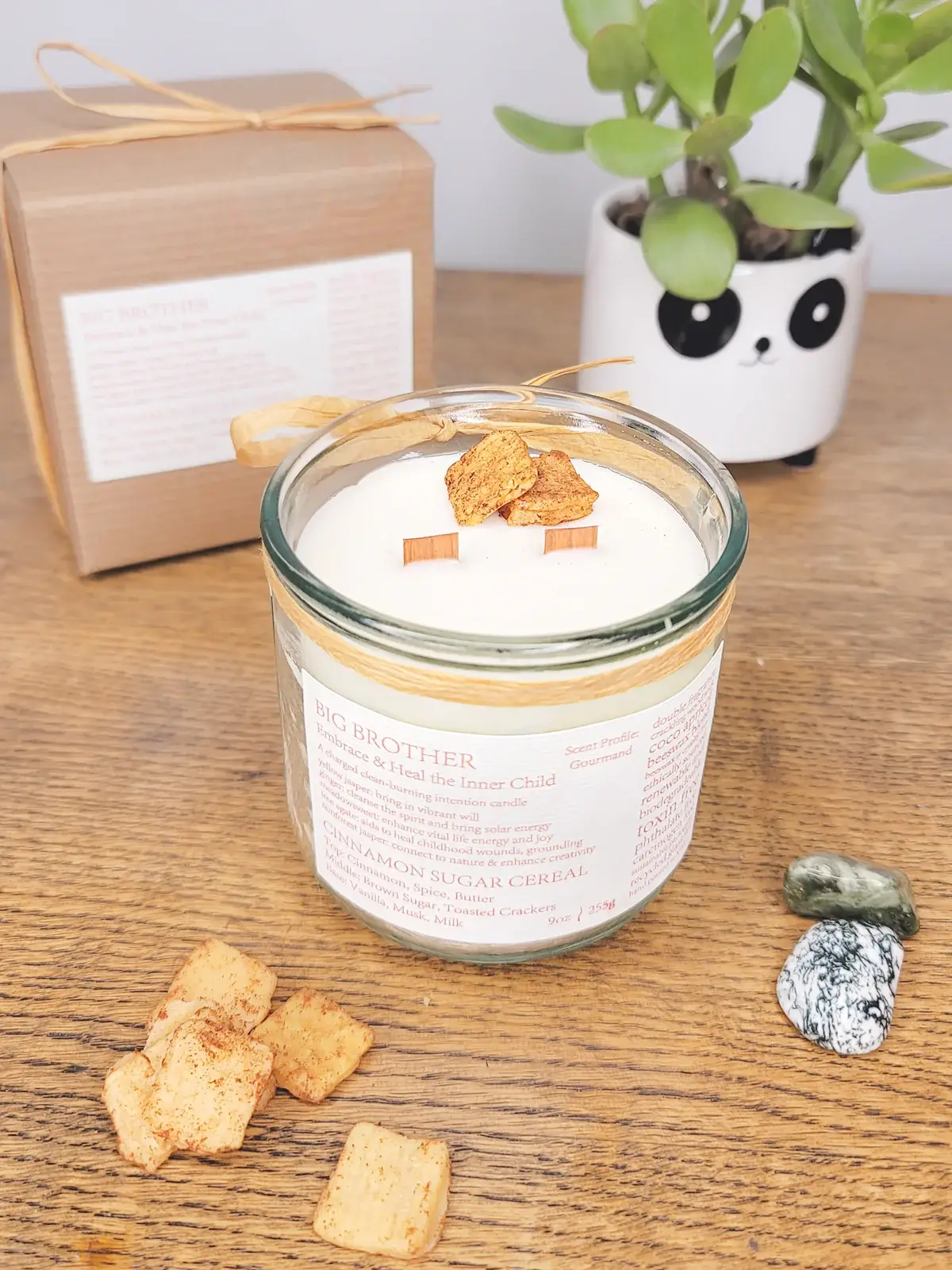 Baddee Eleganza - Wholesale Jar/Filled Candle - Big Brother Intention Candle Cinna Sugar Cereal Toxin-free1