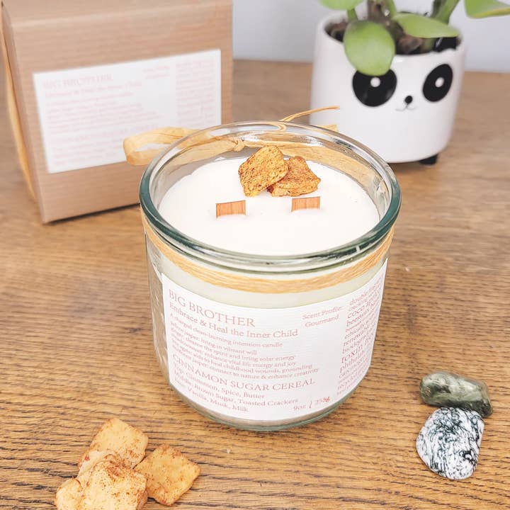 Baddee Eleganza - Wholesale Jar/Filled Candle - Big Brother Intention Candle Cinna Sugar Cereal Toxin-free1