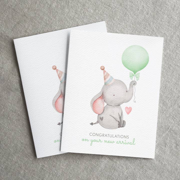 Blue Thistle - Wholesale Baby Card - New Baby Card, Congratulations, Baby Shower, Gender Neutral3