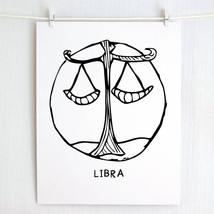 Signes du zodiaque : BALANCE pour la vente par Jamie Palmer Keating