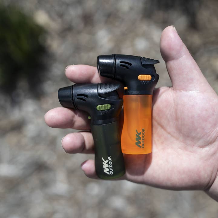MK Lighter Company - Wholesale Lighter - MK Lighter Outdoor Series, Expedition 2PC Mini Torch Lighter