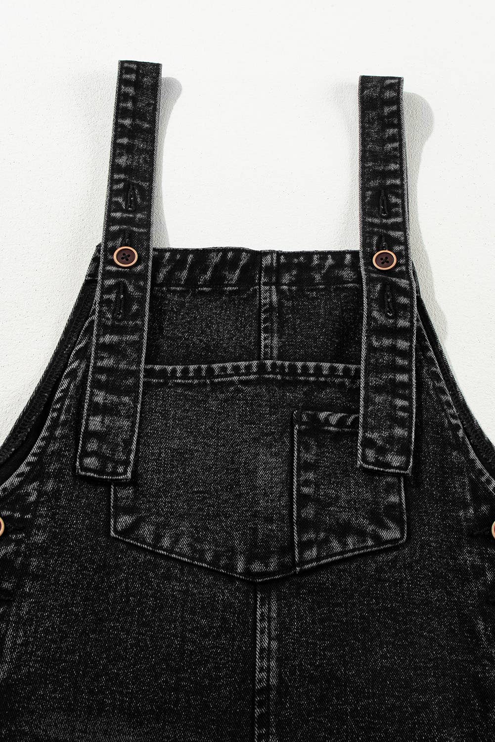 Babs + Birdie - Wholesale Overalls - Women's - Indigo | Distressed Bib Pocket Wide Leg Denim Overall10