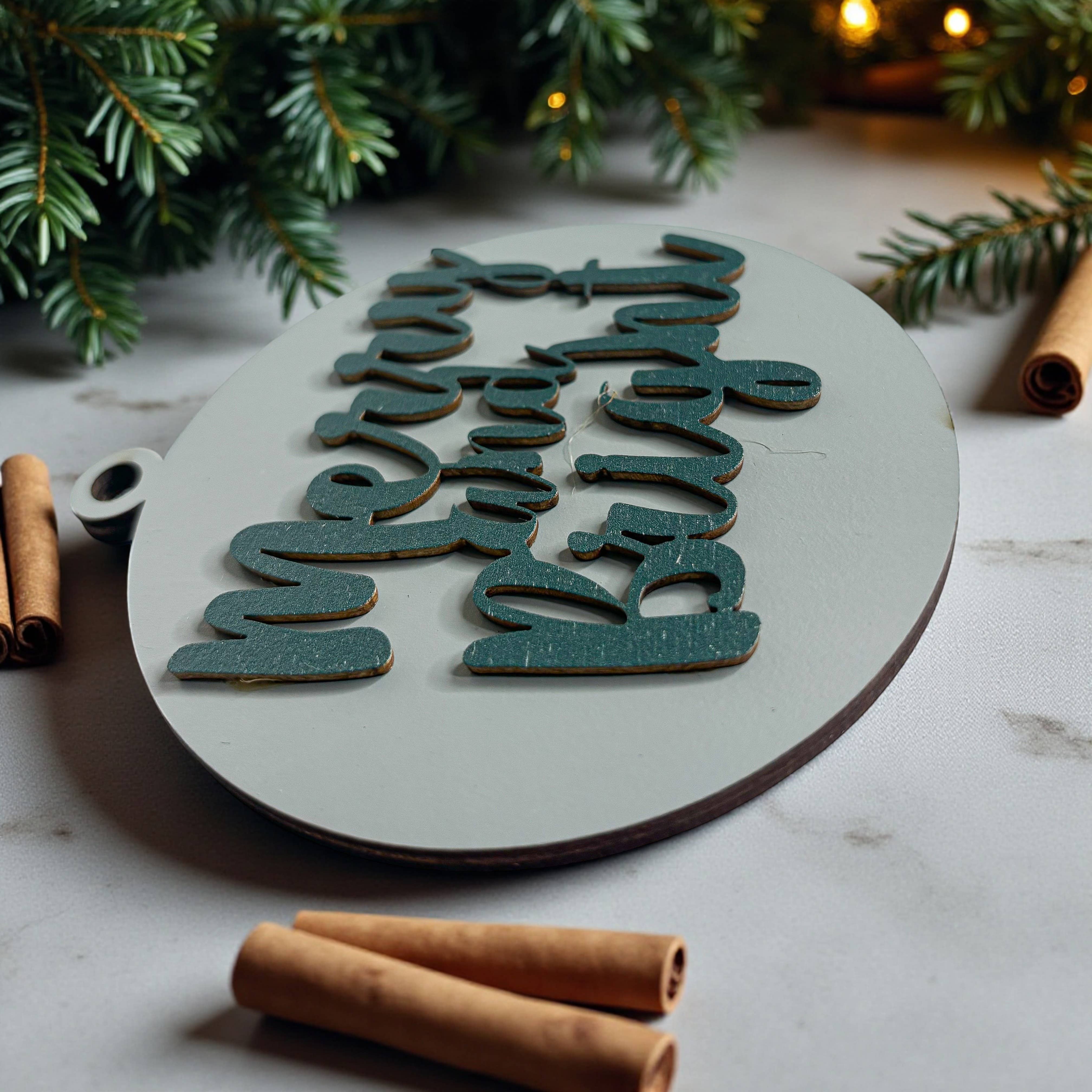 Gia Roma - Wholesale Ornament - Hanging Christmas Decor + Handmade Wooden Ornament Funny177