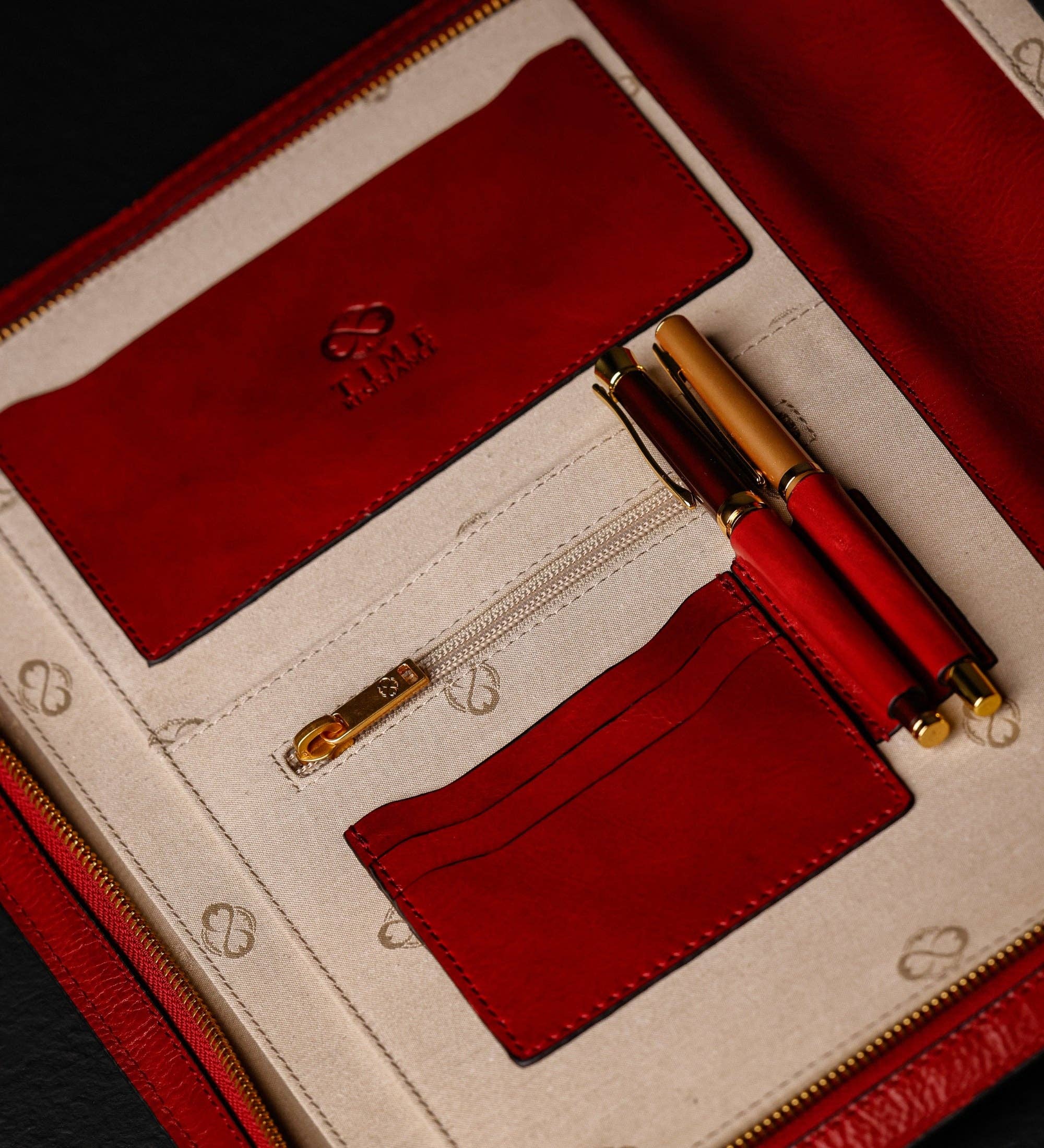 Time Resistance – wholesale Mappar – Lädermapp för A4-dokument - Candide17