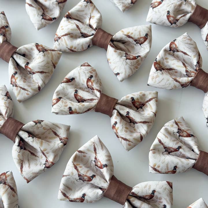 Bow Tie - Farmland Pheasant for wholesale by The aDoraBle Pooch Company
