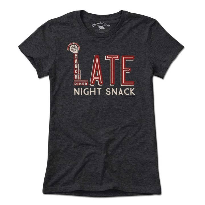 Charcoal Late Night Snack T-Shirt for wholesale on Faire2