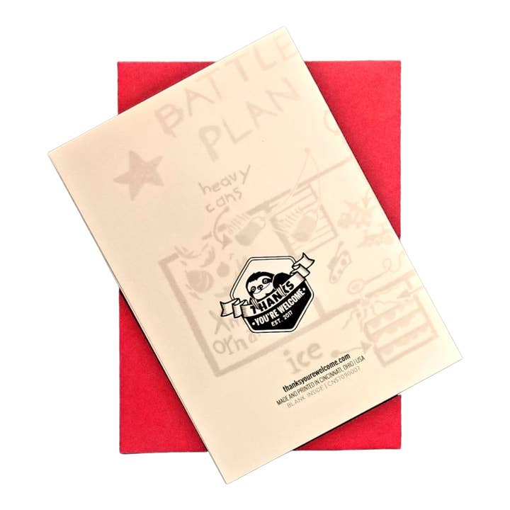 Thanks You're Welcome – postal de Natal por atacado – Feliz Natal, Seu Animal Imundo - Sozinho em Casa - Kevin - Cartão de Boas Festas 5x71