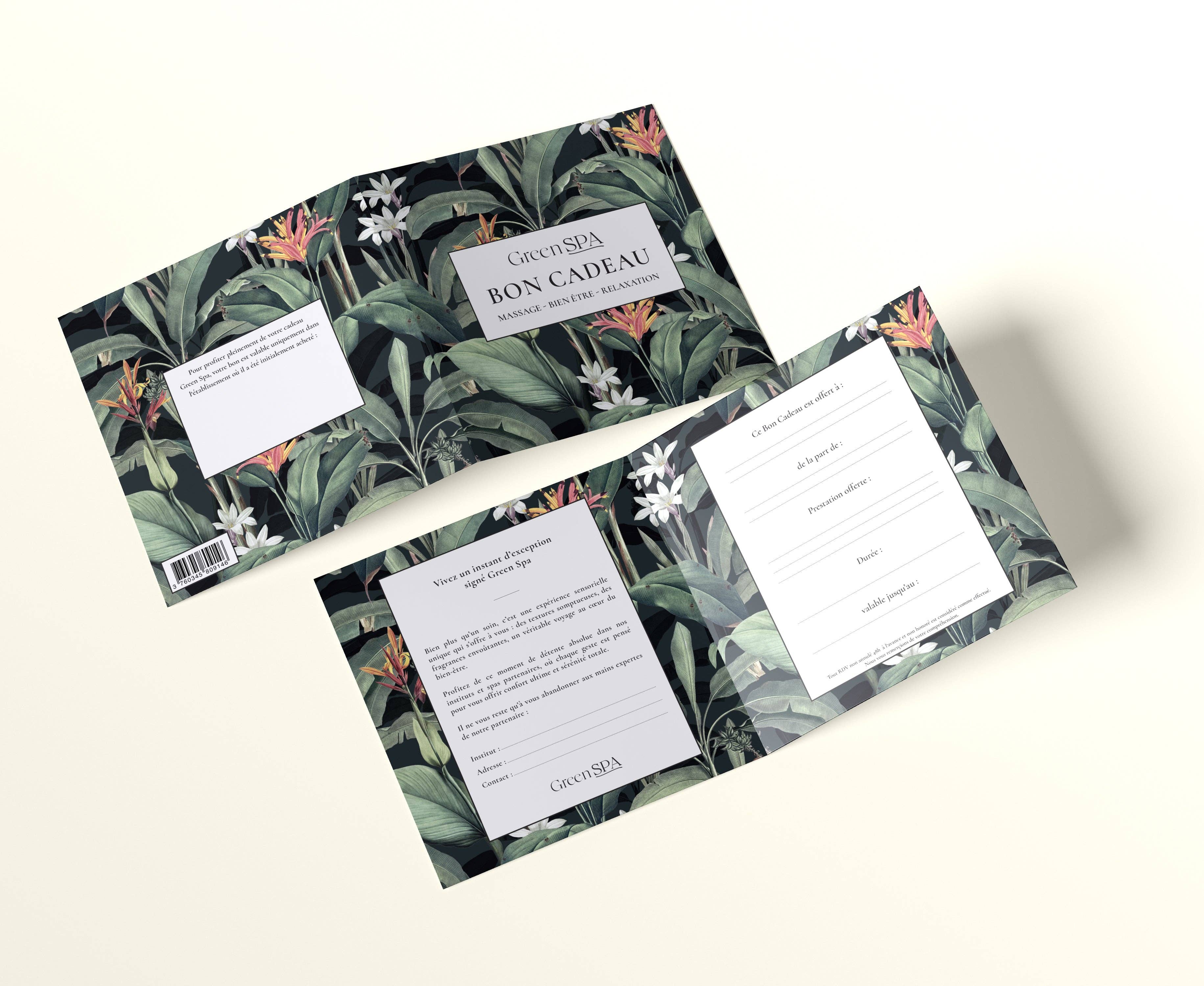 Green Spa - Wholesale Bath & Body Set - Green Spa Instit Gift Voucher (Set of 25)0