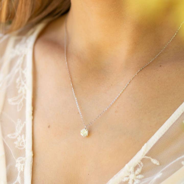 Lab Grown 1ct Diamond Pendant for wholesale by Annabel Jewellery