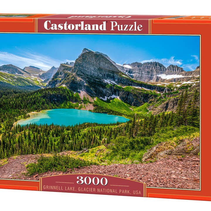 Puzzle de 3000 pièces, Lac Grinnell, Parc national des Glaciers, États-Unis, Paysage majestueux, Puzzle pour adultes, Castorland C-300716-2 pour la vente par CASTORLAND by Bridge Toys