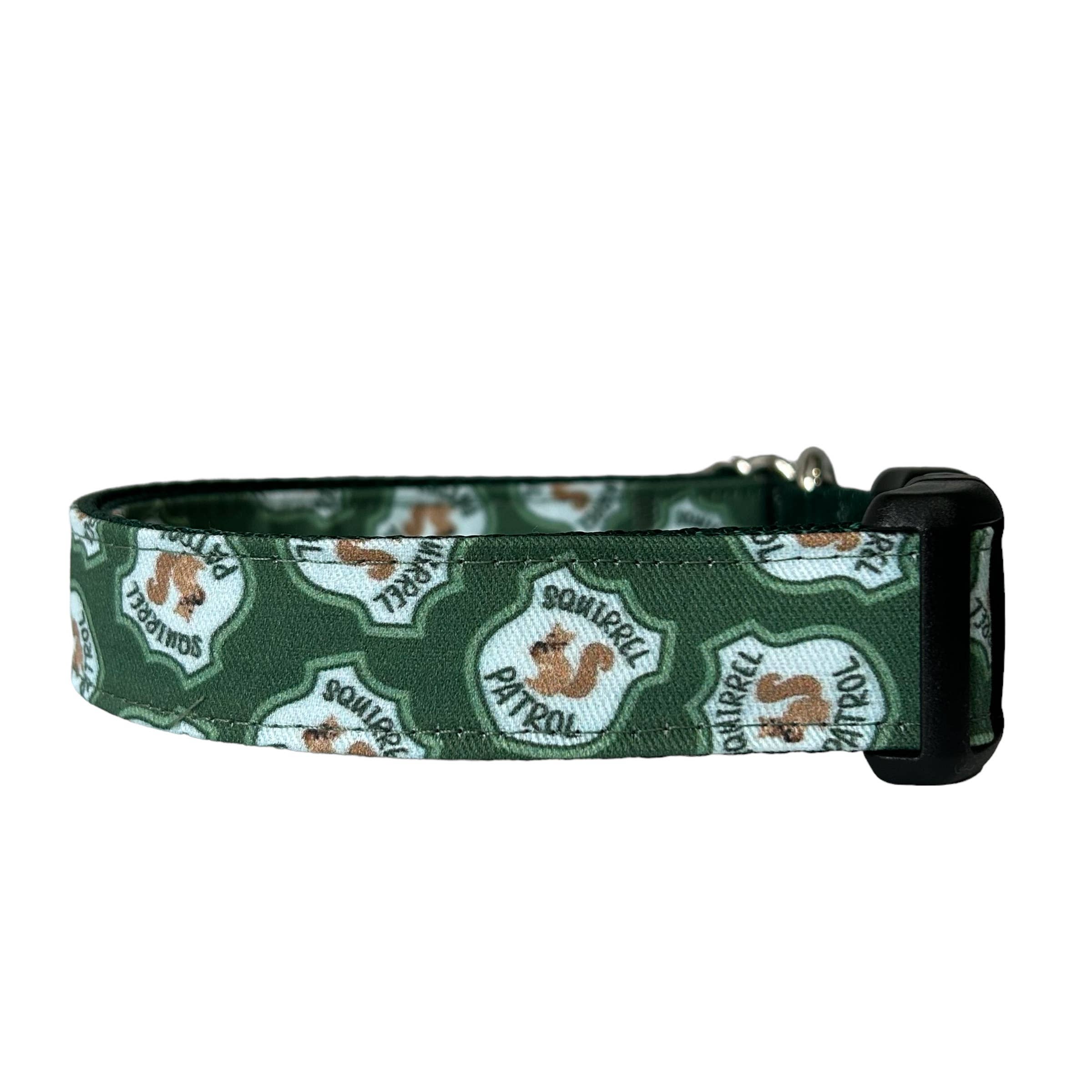 Sew Fetch Dog Co - Vente Collier – chien - Collier pour chien, Squirrel Patrol, collier amusant pour chien, cadeau de boutique1