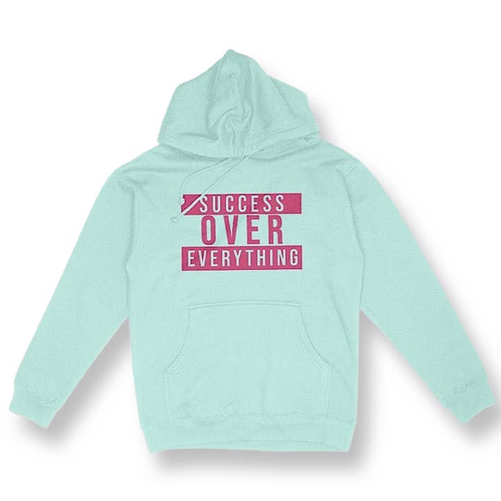 Success Advisory Hoodie - Mint for wholesale by SuccessOverEverything Clothing