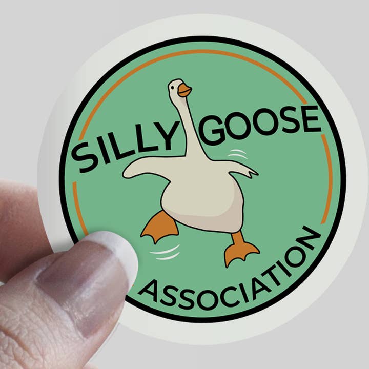 Adesivo della Silly Goose Association per la vendita all'ingrosso da parte di Pop Haste