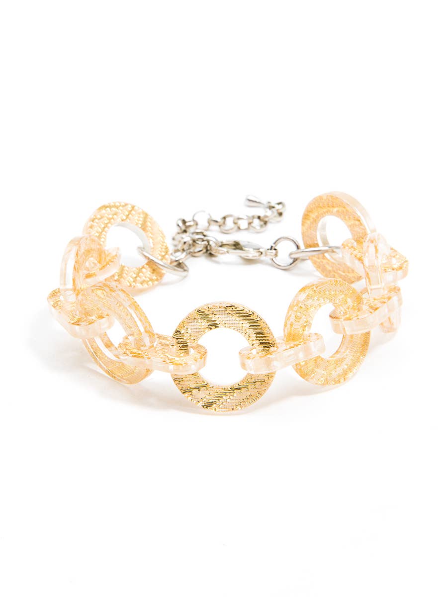 ZENZII Jewelry - Wholesale Link & Chain Bracelet - Ring Around The Resin Bracelet4