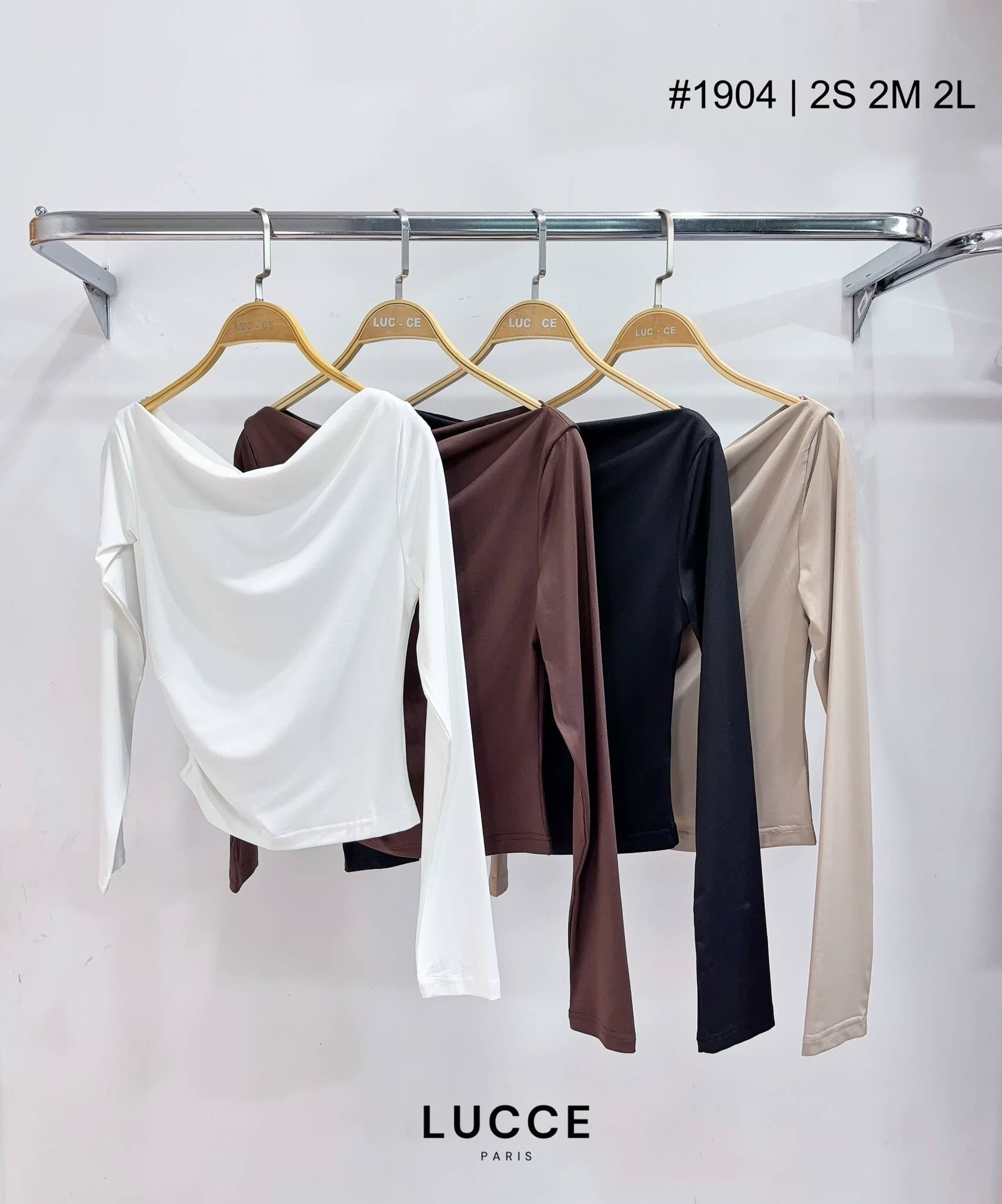 LUCCE - Wholesale Knit Top - Women's - Long sleeve top - TS19045