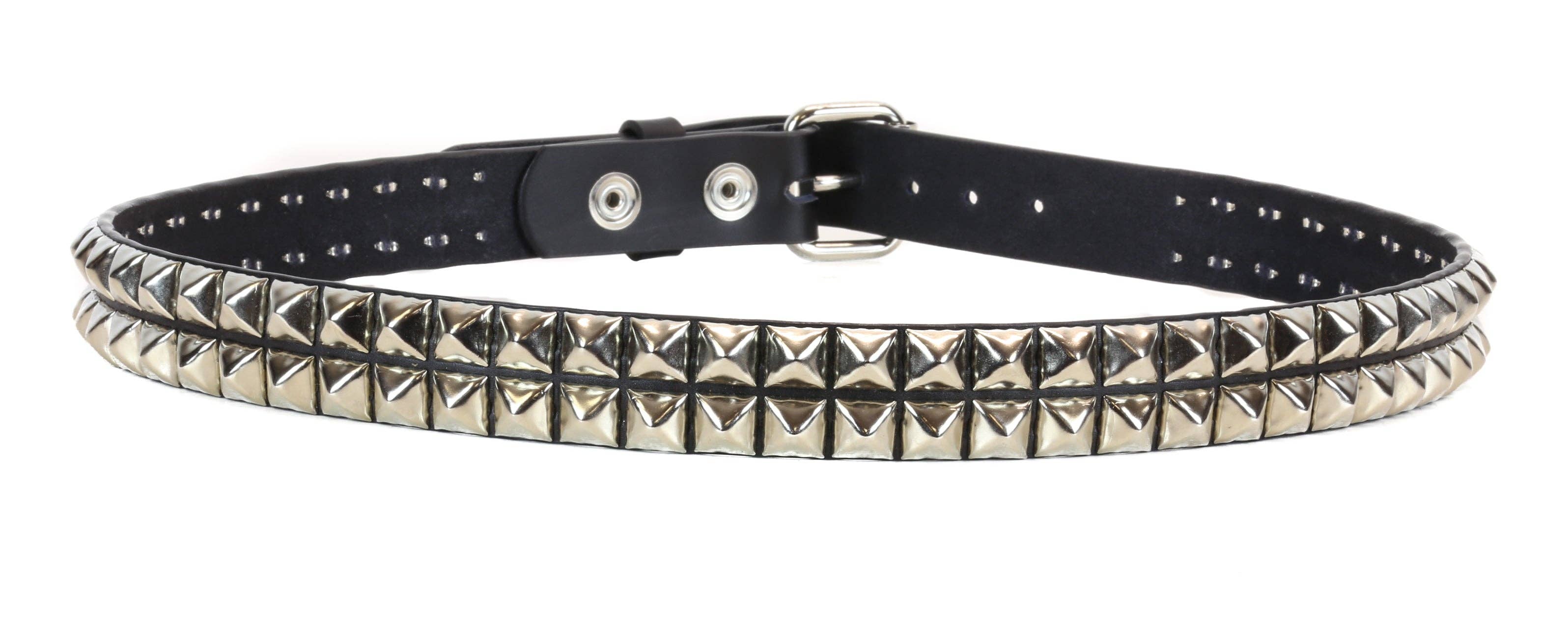 Funk Plus - Wholesale Belt - Women's - BT117 2 ROW 1/2' PYRAMID STUDS, 1 1/4" WIDE3