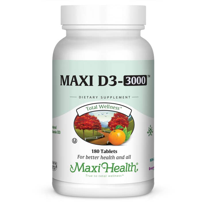 Maxi Health - Wholesale Oral Supplement/Vitamin - Vitamin D3 3000 IU