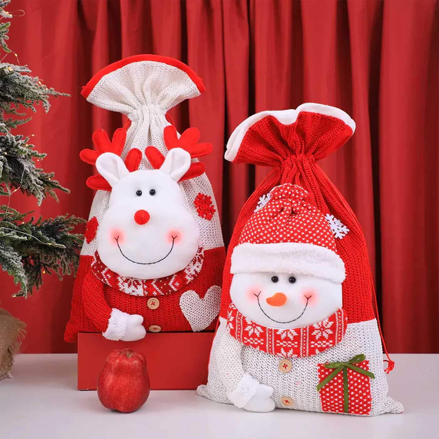 Zwende - Wholesale Christmas decoration - Crochet Cheer Gift Sacks | Xmas Gifting Ideas | Set Of 31