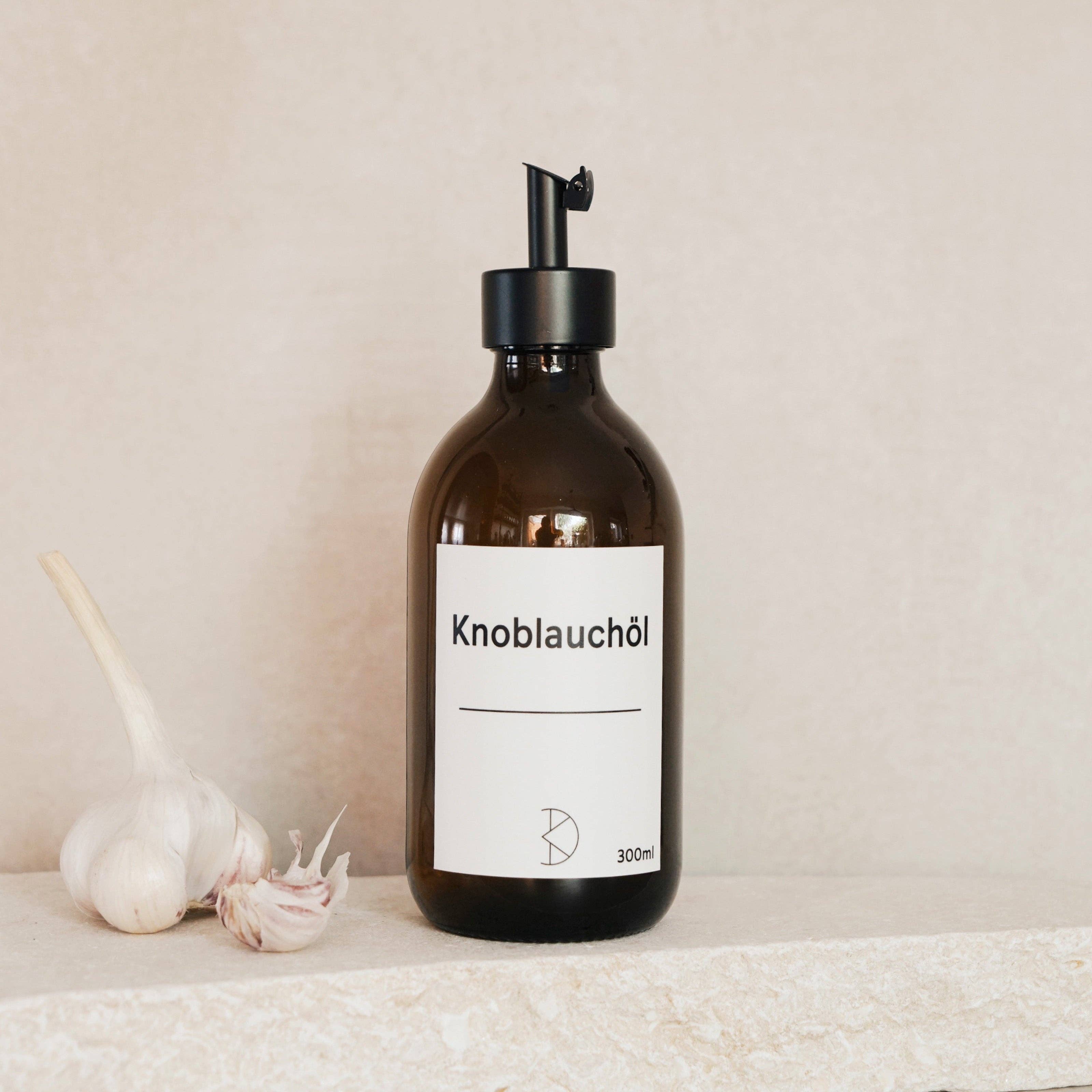 Koffs Design - Wholesale Oil/Vinegar Dispenser - Brown Glass Oil Dispenser – 300 ml Bottle with Stainless Steel Pourer3