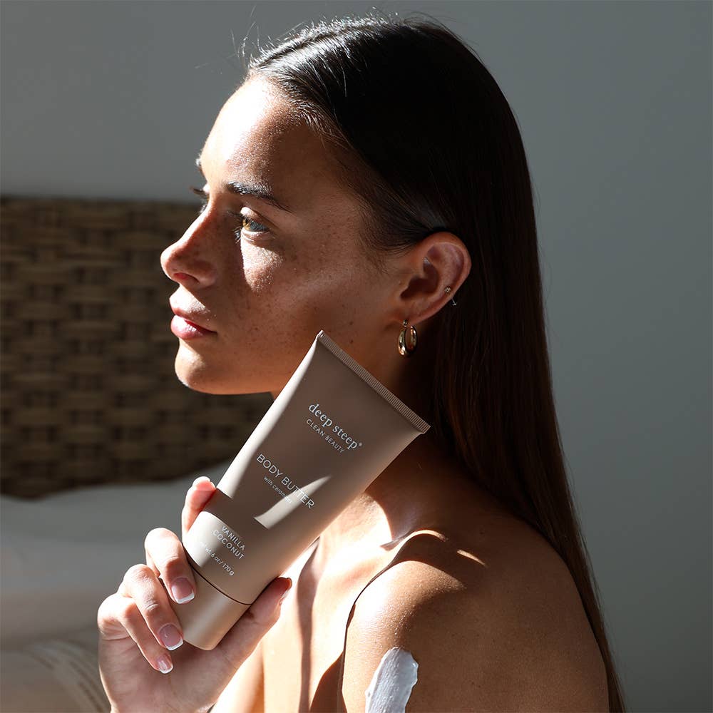 Deep Steep Clean Beauty - Wholesale Body Balm/Butter - Body Butter - Vanilla Coconut 6oz3