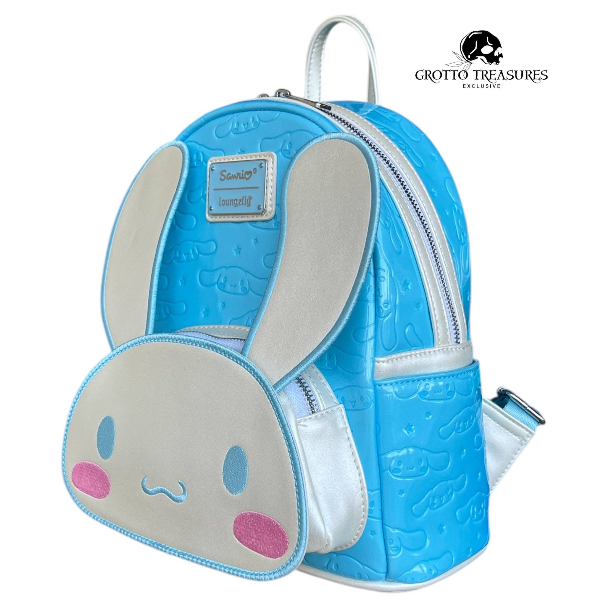 Grotto Treasures - Wholesale Backpack - Unisex - Grotto Treasures Exclusive - Sanrio Cinnamoroll Moveable Ears Mini Backpack4