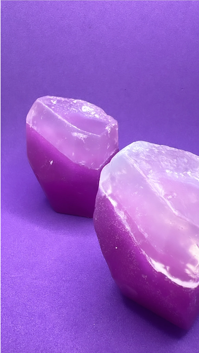 WaterBruja - Wholesale Bar Soap - Amethyst Soap, Gemstone Soap, Wedding Favor, Birthday Favor3