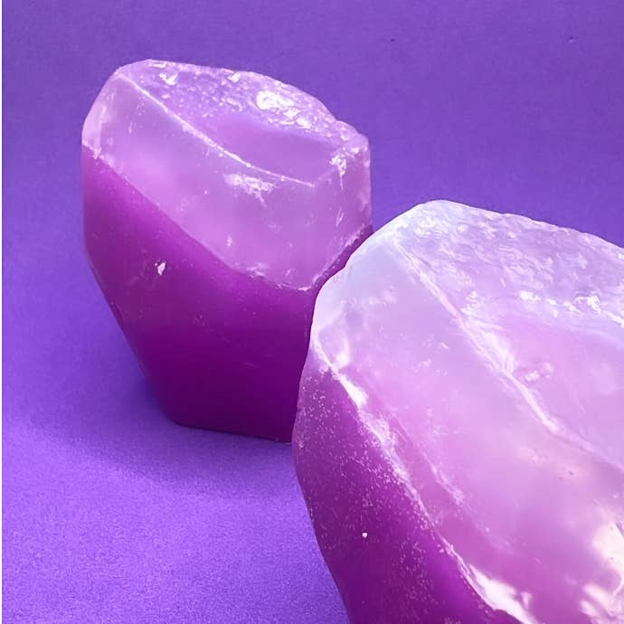 WaterBruja - Wholesale Bar Soap - Amethyst Soap, Gemstone Soap, Wedding Favor, Birthday Favor3