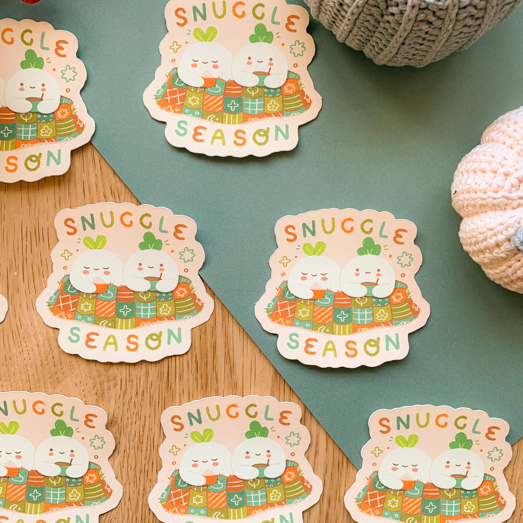 Laurel Mae Art – wholesale Sticker – Snuggle Season - Matte Vinyl Sticker1