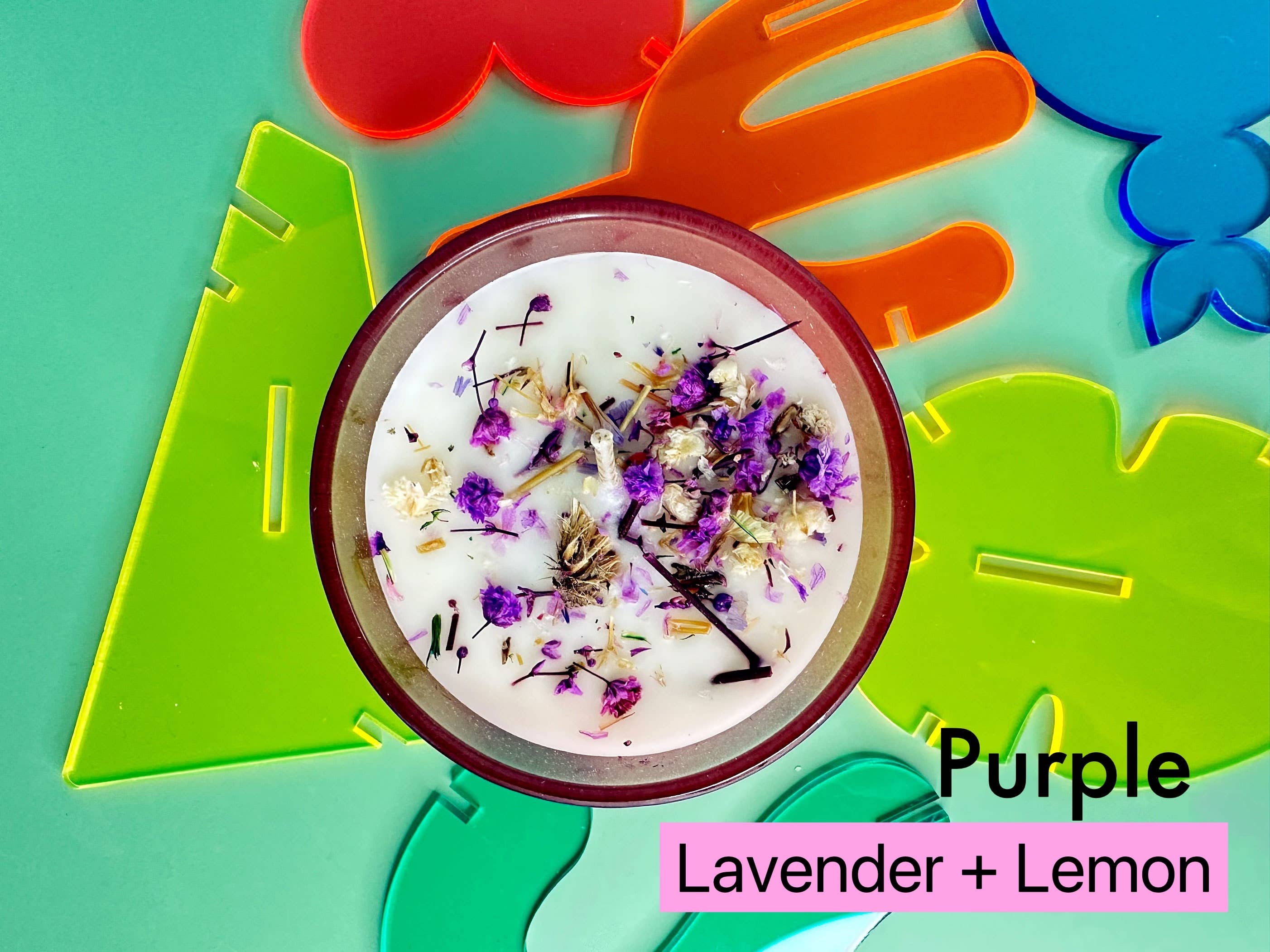 Carol Cao - Wholesale Jar/Filled Candle - "Nature - Flower" Dough Bowl 100% Soy Candle - 8OZ9