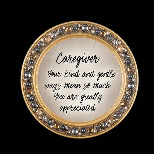 Cottage Garden - Wholesale Coasters - Caregiver Amber Jeweled Coaster1