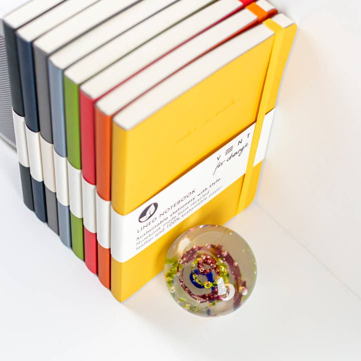 Notebook A5 Make a Mark Starter Pack x 10: Recycled Leather for wholesale by VENT for Change