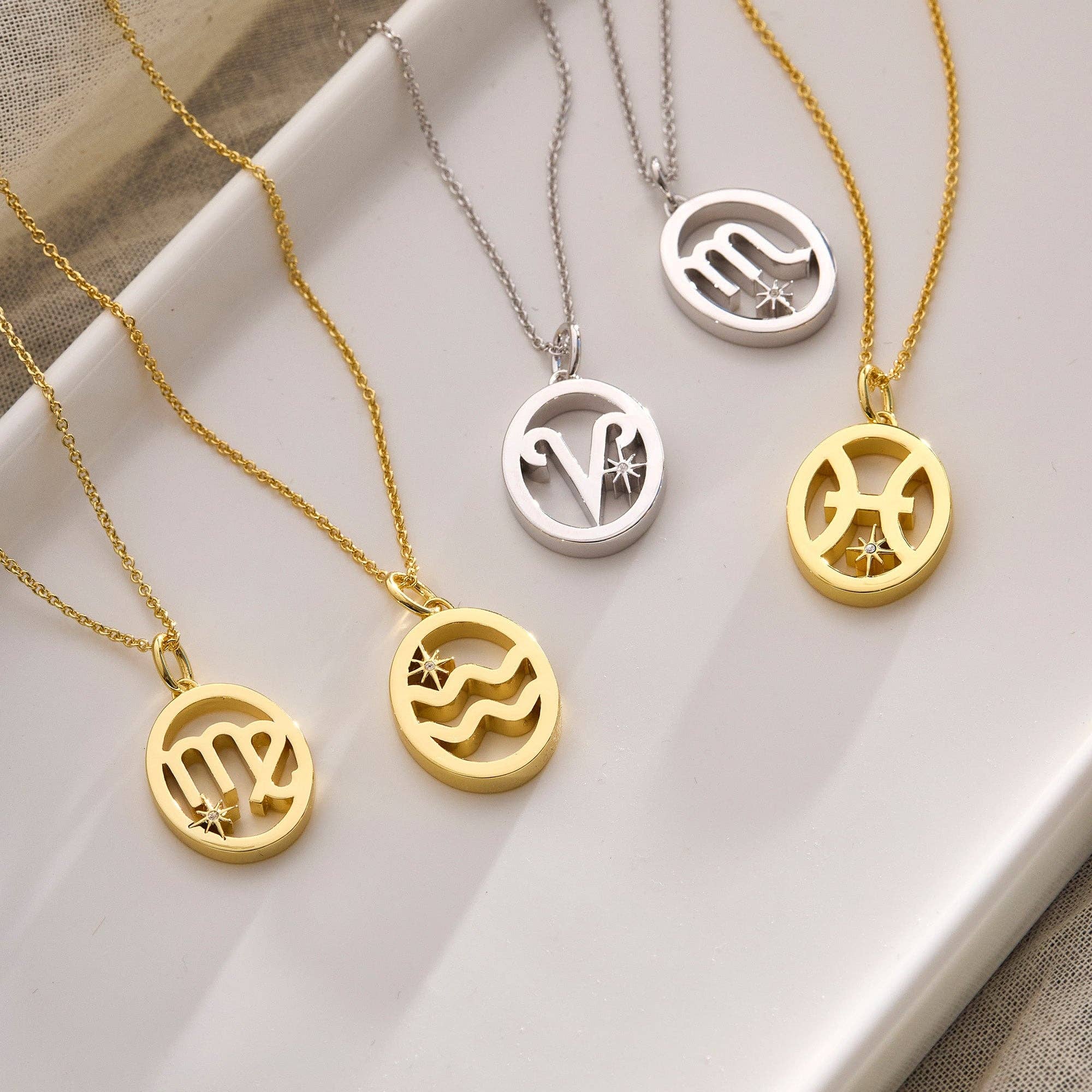 Wear Felicity - Wholesale Pendant/Charm Necklace - Zodiac Necklace25