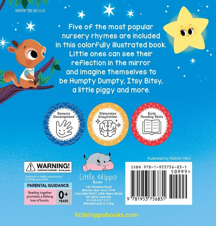 Little Hippo Books - Wholesale Baby & Toddler Book (0-2) - Nursery Rhymes- Children's Board Book - Mirror Board Book4