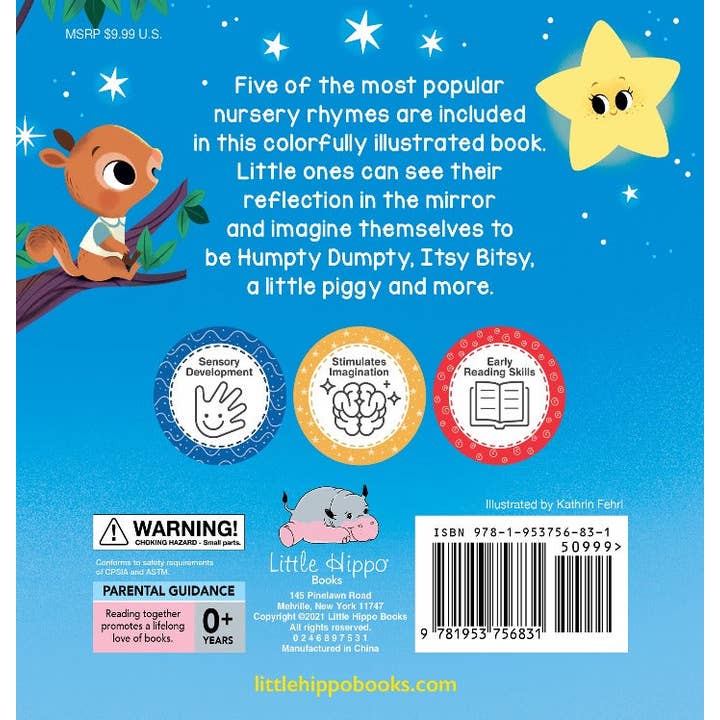 Little Hippo Books - Wholesale Baby & Toddler Book (0-2) - Nursery Rhymes- Children's Board Book - Mirror Board Book4