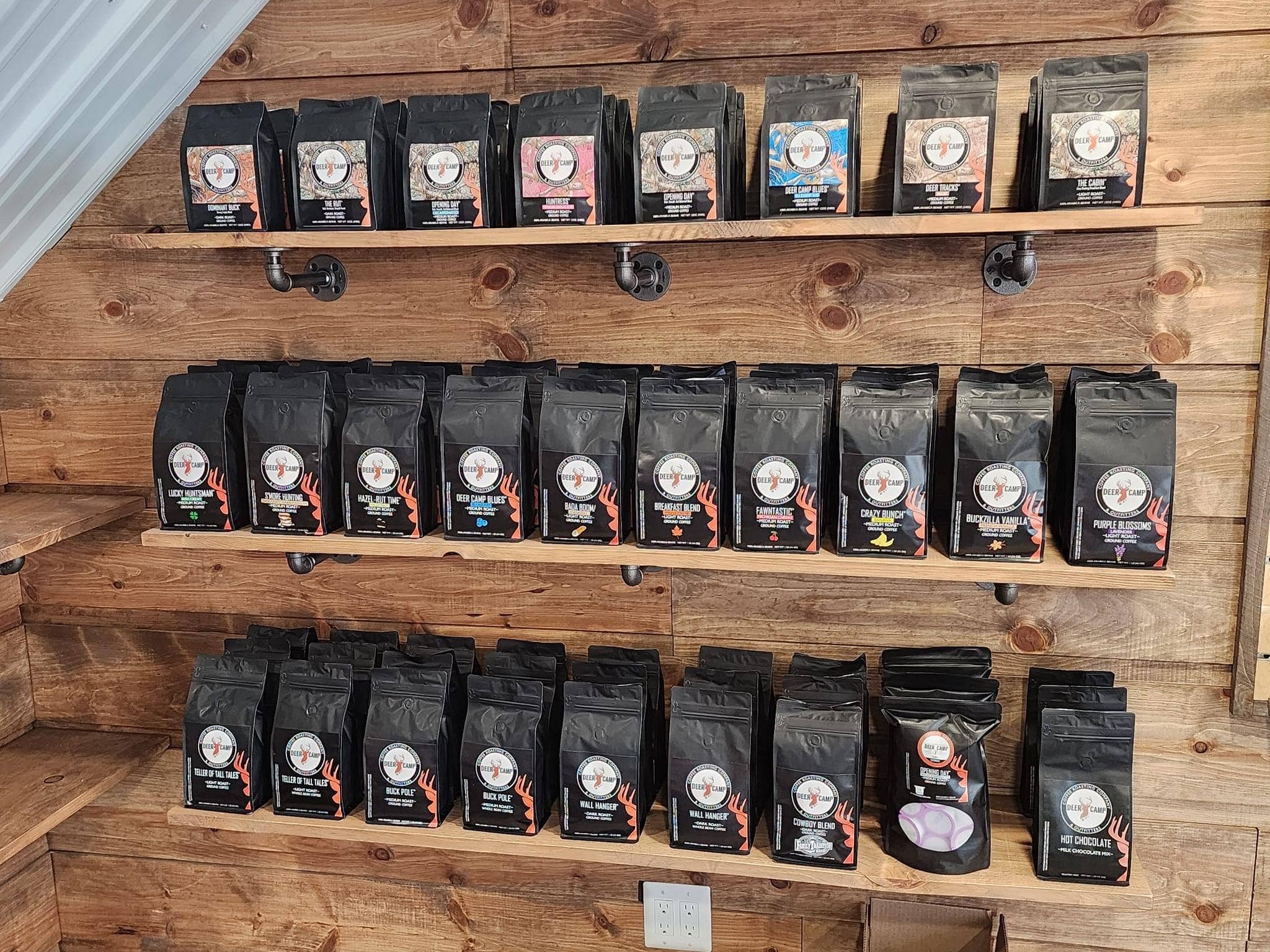 DEER CAMP® Coffee Roasting Company & Outfitters - Wholesale Ground Coffee - DEER CAMP® Coffee In A Nutshell™ Pecan Flavored Medium Roast2