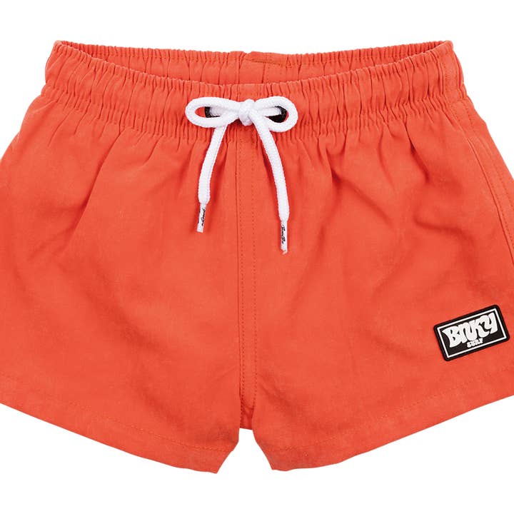 BinkyBro - Wholesale Swim Shorts - Kids - Tangerine Suede Swimsuit