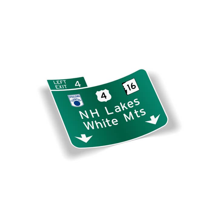 Cape Cod Stickers - Vente Autocollant - Autocollant imperméable en vinyle pour pare-chocs en vinyle des lacs et des montagnes blanches du New Hampshire