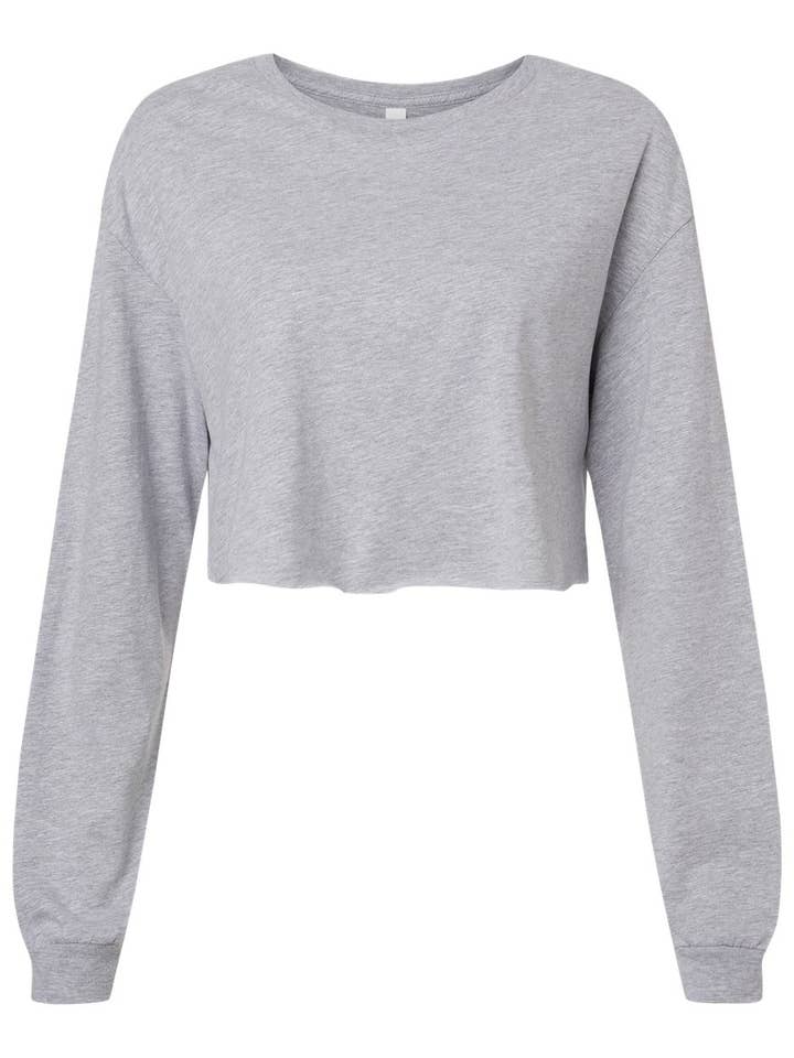 MYES BULK APPAREL - Vente T-shirt – femme - T-shirt à manches longues raccourci pour femme BELLA+CANVAS4