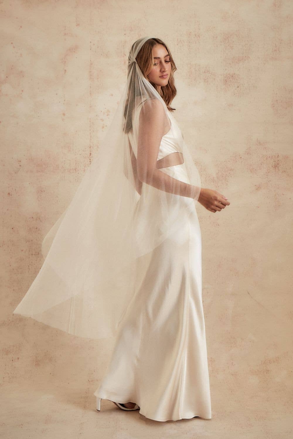 Dove Grey Accessories - Vente Voile – femme - Voile Juliette en tulle de soie Caitlin1