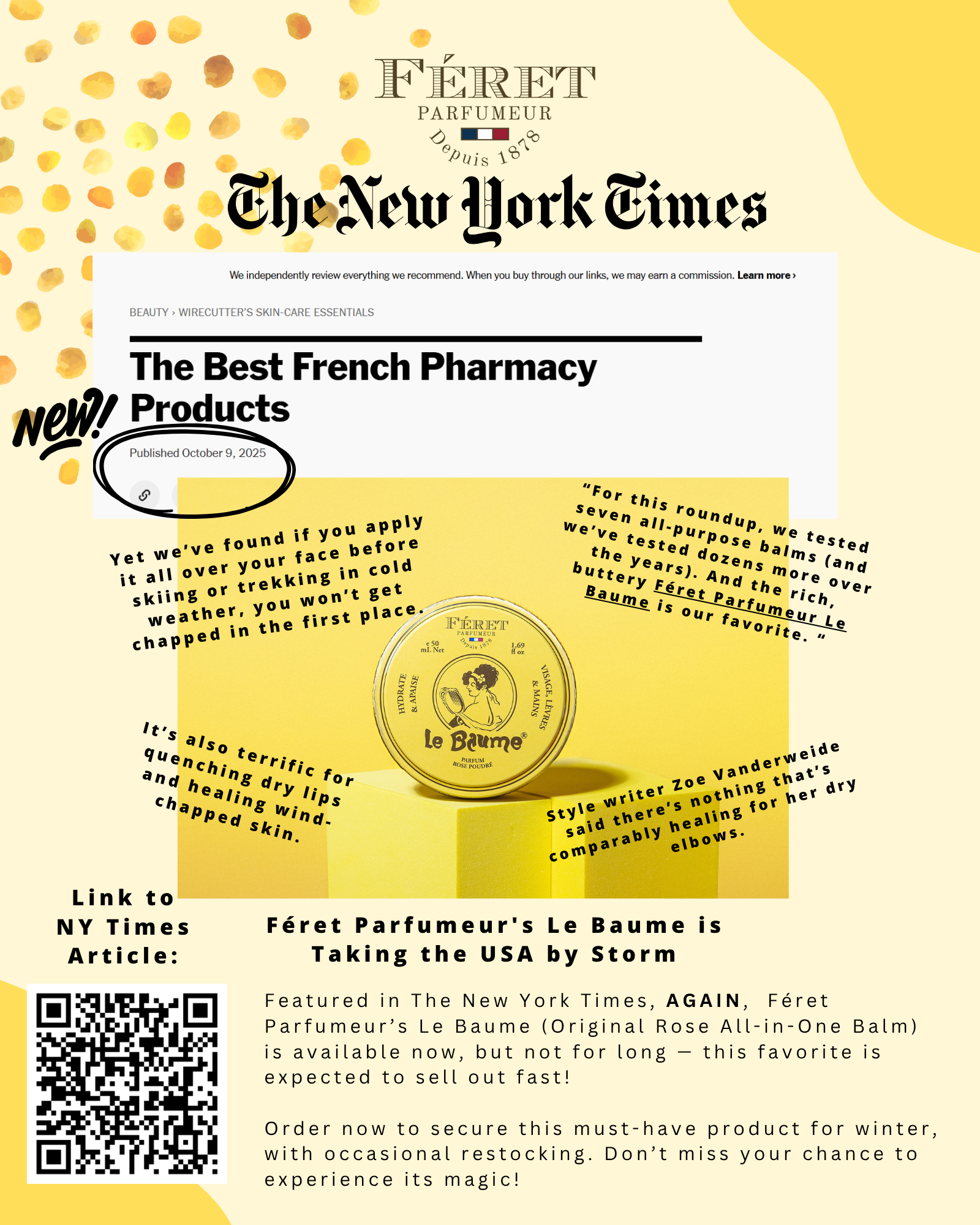 Feret Parfumeur - Distributed by Scents of Europe - Wholesale Body Balm/Butter - *BUY 1 Get 1 50% OFF* Violet All-in-One Balm - 1.7 oz4