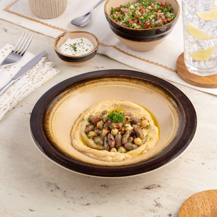 Porseleinen Diep Bord | Spatrand Sahara voor wholesale door Ariane Fine Porcelain