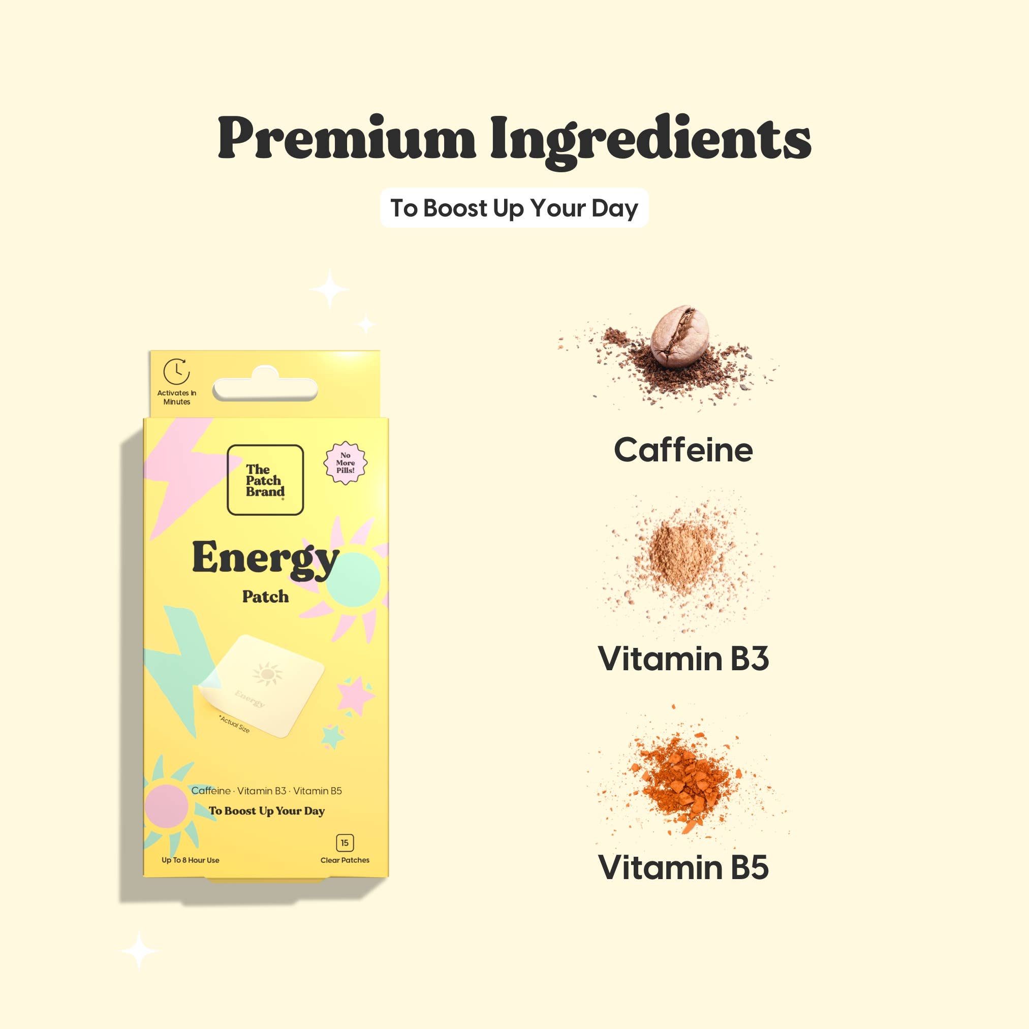 The Patch Brand - Wholesale Oral Supplement/Vitamin - The Patch Brand Energy Patch (Caffeine Wellness Patches)2