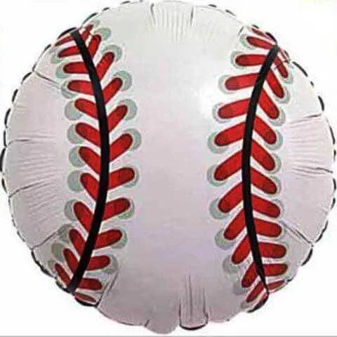 Anagram - 18" Baseball Mylar Balloon for wholesale by Party Expo, LLC
