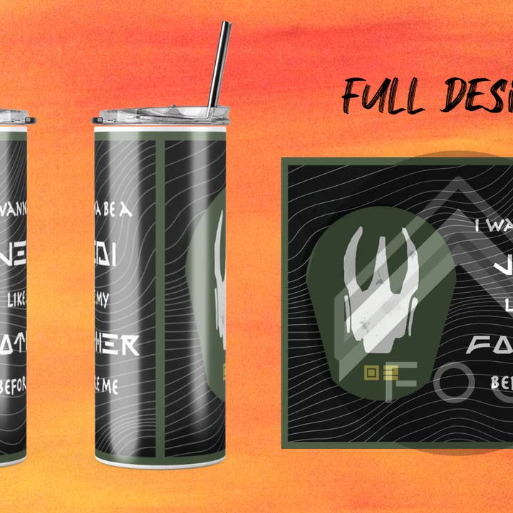 Ahsoka Show - Hera's Son Jedi - 20 oz. Skinny Tumbler for wholesale by Fangirling Over Jesus