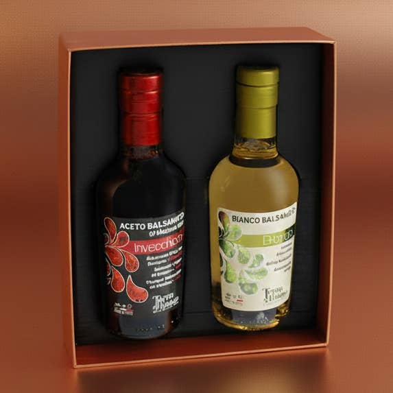 Coffret : Vinaigre Balsamique & Condiment pour la vente par Acetaia Terra del Tuono Soc. Agr. SRL