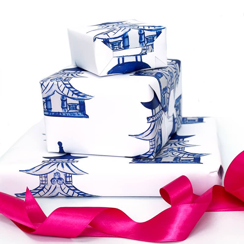 JOSIL Paperie & Gift – wholesale Wrapping paper roll – Pagoda Gift Wrap4