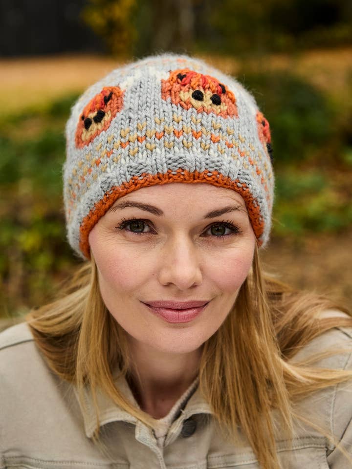 MERINO HIGHLAND COW BEANIE for wholesale by Pachamama Ltd