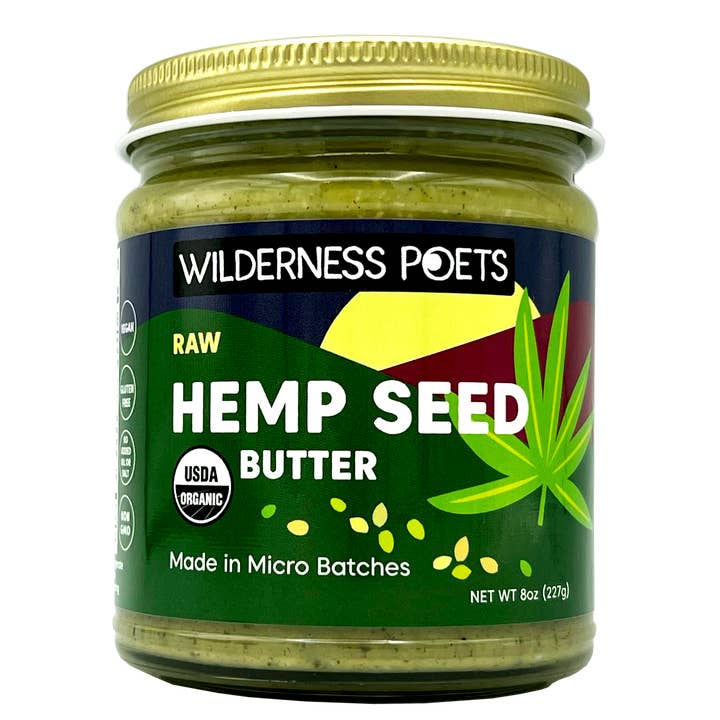 Wilderness Poets - Wholesale Nut Butter - Organic Hemp Seed Butter