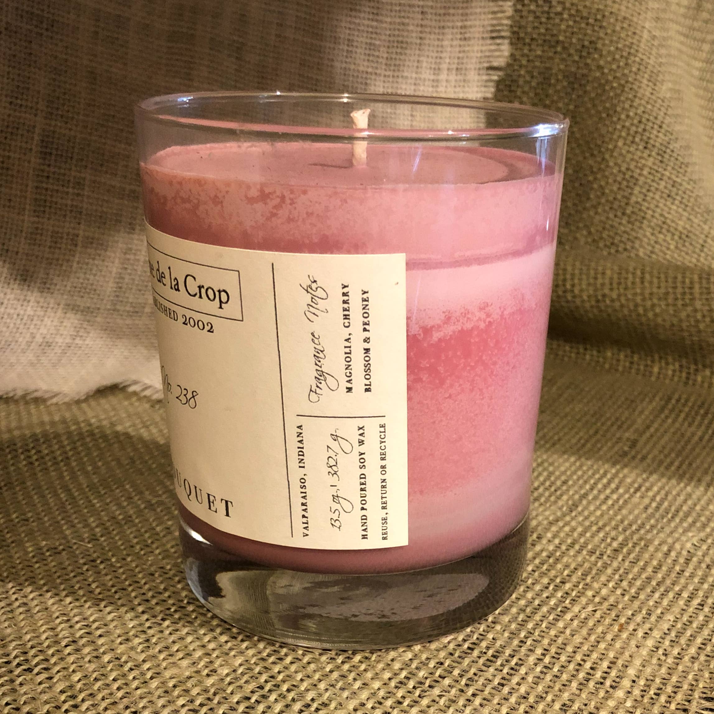 Creme de la Crop, Inc. – wholesale Jar/filled candle – Soy Candle - Bouquet 2